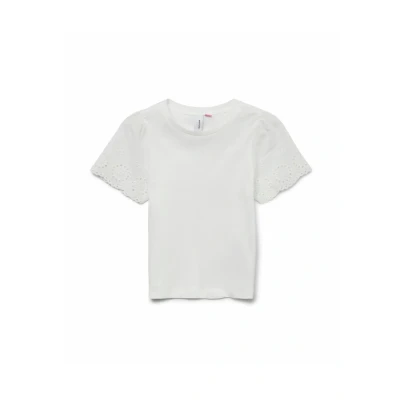 Bild av VERO MODA VMEMILY SS O hals topp JRS Girl NOOS, Snövit, 22 28