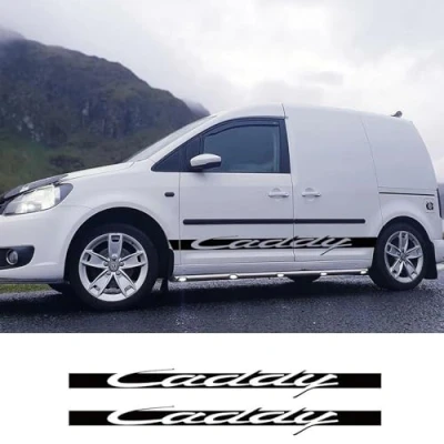 Bild av LIOUFTT Siddekaler för bildörrar, Passar VW Caddy MK1 MK2 MK3 Maxi Kombi Husbil Grafik Vinyldekaler Auto Tuning Tillbehör