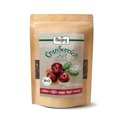 Bild av Biojoy EKO Tranbär torkade, utan socker, sötade med äppelsirap (250 g)
