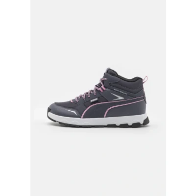 Bild av Puma Evolve Trail JR Unisex Hikingskor för barn, Storlek: 37.5, Galactic gray/mauved out Skinnimitation/textil