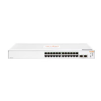 Bild av HPE Networking Instant On switch serien 1830 Intelligent hanterad Layer 2 Ethernet med 24 portar Gb x 1 G SFP Fläktlös EU kabel (JL812A#ABB)