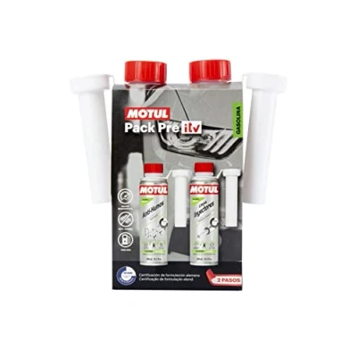 Bild av MOTUL Pack Pre ITV Gasolin Injector Cleaner, Anti Smoke 111258 Nettoyant pour injection électronique (essence) Bouteille 600ml Essence