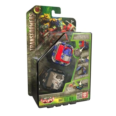 Bild av Battle Cubes Transformers Optimus Prime Vs Scourge 2 pack Set