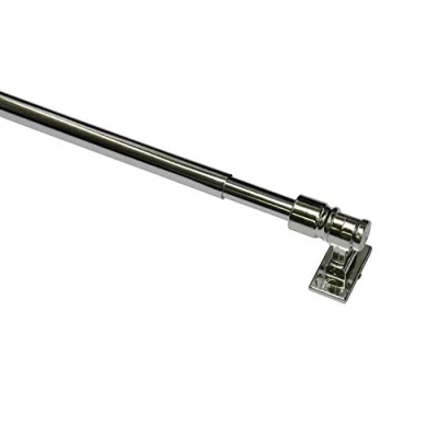 Bild av GARDINIA cafégardinstång California, Fönsterstång, Utdragbar: 75 135 cm, Ø 12 mm, Metall/plast, Krom
