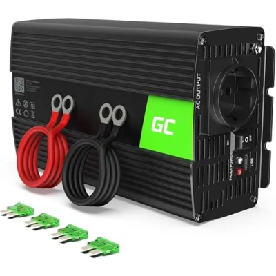 Bild av Green Cell PRO 500W/1000W 12V till 230V Ren Sinusvåg Volt Spänningsomvandlare strömomvandlare effektomvandlare Pure Power Inverter DC AC växelriktare effektinverterare omvandlare