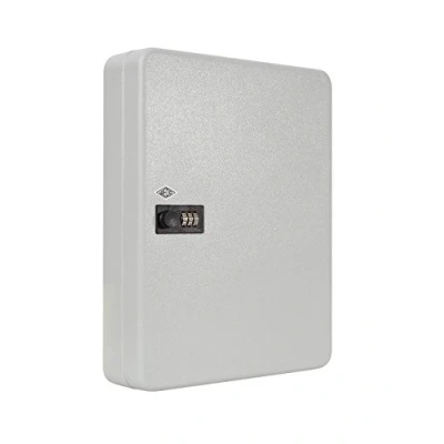 Bild av Wedo 10246037 nyckelskåp för 60 nycklar 3 siffrigt kombinationslås, individuellt justerbart 28, 8 x 9, 4 37, 0 cm, pulverlackerad stålplåt, inkl. fastsättning, ljusgrå, ljusgrå