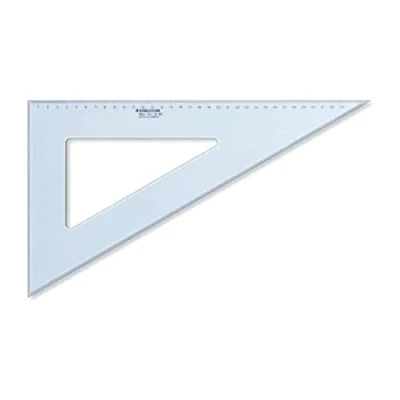 Bild av Staedtler 567 36 60 ST Mars Plexiglas Zeichendreieck cm, blau transparent, 60/30