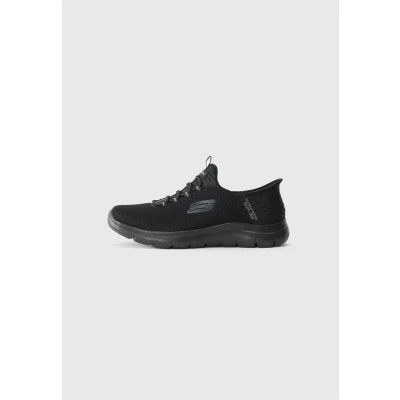 Bild av Skechers herrtoppar hög räckvidd handsfree slip on., Svart/Svart, 7.5 Wide
