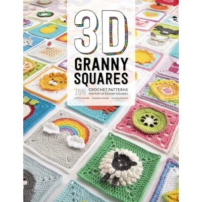Bild av 3D Granny Squares: 100 Crochet Patterns for Pop Up Squares