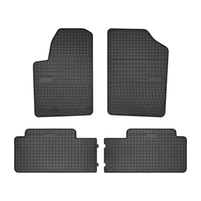 Bild av FROGUM 0645 Ensemble de tapis sol Caoutchouc avant et arrière 4 noir Sur mesure CITROËN: Berlingo / First I, PEUGEOT: Partner I Combispace