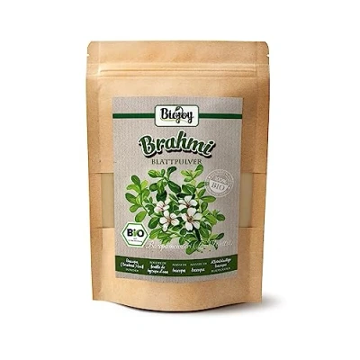 Bild av Biojoy Litet tjockblad bladpulver (Bacopa monnieri (L.) Wettst.) (250 g)