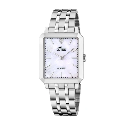 Bild av Lotus Square Klocka silvercoloured, Storlek: One Size, Silver coloured