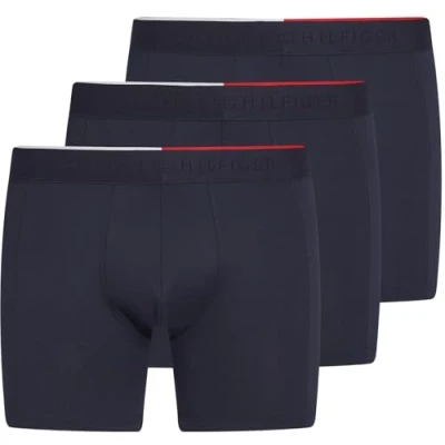 Bild av TOMMY HILFIGER boxershorts för män 3 pack Um0um03391 Blå (ökensky/ökensky/ökensky), S, (Desert Sky/Desert Sky), S