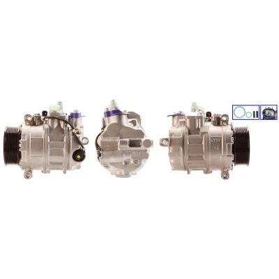 Bild av LUCAS ACP799 Compresseur De Climatisation PAG 46 R 134a avec joints MERCEDES BENZ: Classe ML, R, GL
