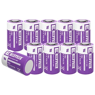 Bild av EEMB CR2 3 V litiumbatteri 850 mAh volt ej uppladdningsbart batteri 10 pack kompatibel med Fujifilm snabbkamera STAX mini rangefinder ficklampor räknare