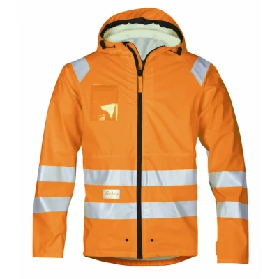 Bild av REGNJACKA KL2 PU HV ORANGE XXL Beijerbygg Byggmaterial