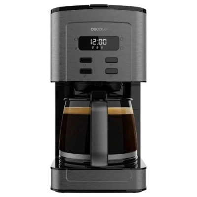 Bild av Cecotec Kaffemaskiner för droppkaffe Coffee 56 Time. 800 W effekt, programmera ditt kaffe, rostfritt stål, LCD display, droppskyddad pip, 1,3 l kapacitet 12 koppar, Auto Off, tank med fönster