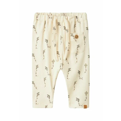 Bild av Lil&#039; Atelier Print Leggings Byxor för barn, Storlek: 80, Turtledove