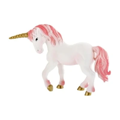 Bild av Bullyland 75570 leksaksfigur vit enhörning stoe, ca 8,2 cm, detaljrik, PVC fri, perfekt som en liten gåva för barn från 3 år