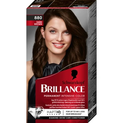 Bild av Schwarzkopf Brillance 880 Dark Brown pcs 1