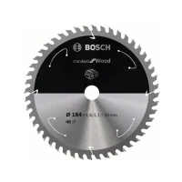 Bild av Bosch Standard for Wood cirkelsågklinga för sladdlösa sågar 184x1,6/1,1x20 T48