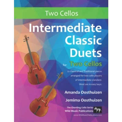 Bild av intermediate Classic Duets for Two Cellos: 22 Classical and Traditional pieces arranged especially equal players of standard. Most are in easy keys.
