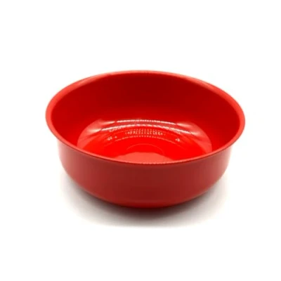 Bild av Kimmel skål müsli soppplast, återanvändbar okrossbar stapelbar 10 cm, röd