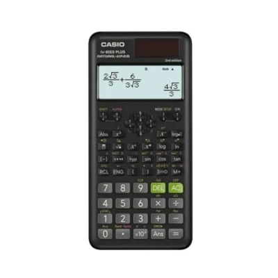 Bild av Casio FX 85ES PLUS 2 Vetenskaplig miniräknare, 252 funktioner, 11 x 77 162 mm svart