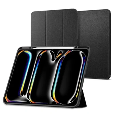 Bild av Spigen Urban Fit Fodral Kompatibel med iPad Pro 13 Tum 7:e Generatie M4 (2024) Case Svart
