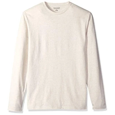 Bild av Amazon Essentials Men&#039;s Långärmad T shirt med smal passform, Havregryn ljung, XS