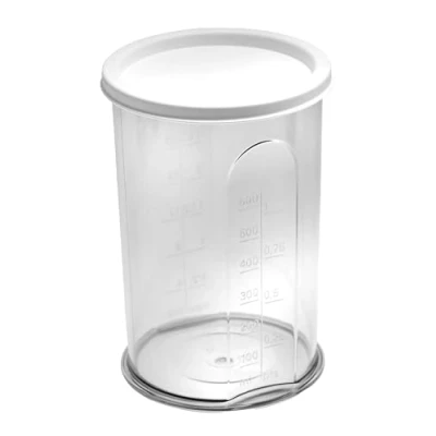 Bild av Universalmätkopp med skala + lock 21416 (H15,5 x Ø 9 cm) 700 ml för stav /handmixer