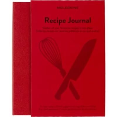 Bild av Moleskine Recipe Journal, Theme Notebook Hardcover to Collect and Organise Your Recipes Large Size 13 x 21 cm 400 Pages