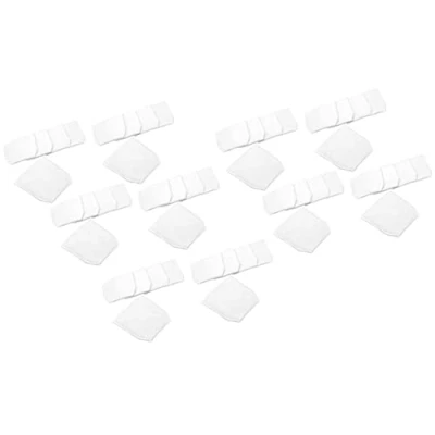 Bild av vhbw 50 microfleece dammpåsar kompatibla med Makita CL070DS, CL100, CL100D, CL100DZX, CL106, CL106D, CL183, CL183D, DCL180 dammsugare, vit