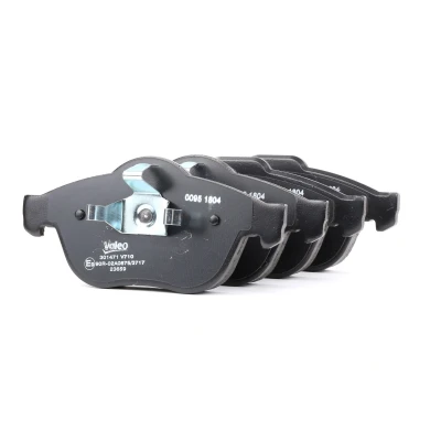 Bild av VALEO 301471 Jeu de plaquettes frein FIRST Essieu avant contact signal d&#039;usure exclu avec tôle anti bruit RENAULT: ESPACE 4, Vel Satis