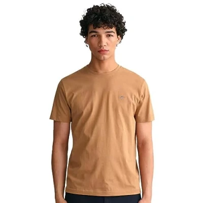 Bild av GANT REG Shield Tshirt bas, Storlek: 3XL, Khaki