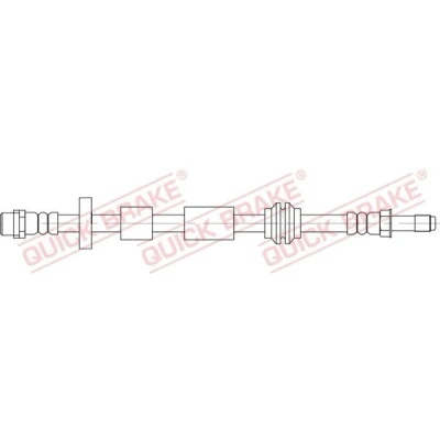 Bild av QUICK BRAKE 32.836 Flexible De Frein 408 M10x1