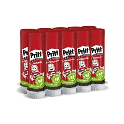Bild av Pritt Multipack Limstift, Röd, 43g x 10 stycken