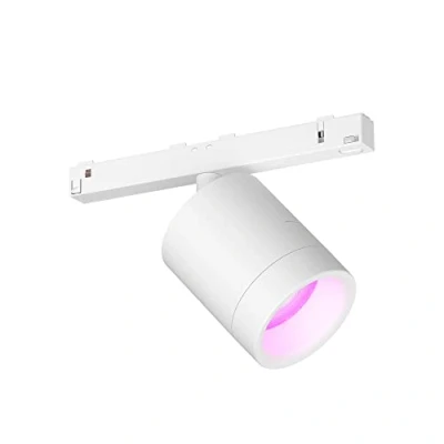 Bild av Philips Hue Perifo rälsbelysning utökningsspotlight vit: White and Color, 5.3W, Zigbee &amp; BT, röststyrning via Amazon Alexa, Google Home Assistant och Siri