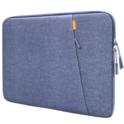 Bild av JETech Laptopfodral för 13,3 Tum MacBook Air/Pro, 14 Pro 2021 M1, 13 13,6 Notebook, Vattentätt, Stötsäker Laptopväska med Tillbehörsficka (Lila)