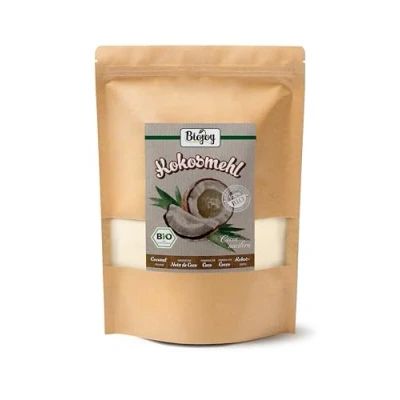 Bild av Biojoy EKO Kokosmjöl, från 100% mjukt torkat och finmalet kokosfruktkött (1 kg)