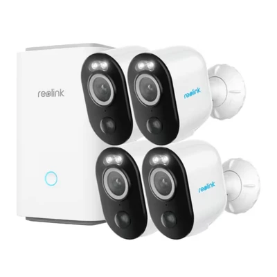 Bild av Reolink Home Hub med 4x Argus 3 Pro 2K kamera