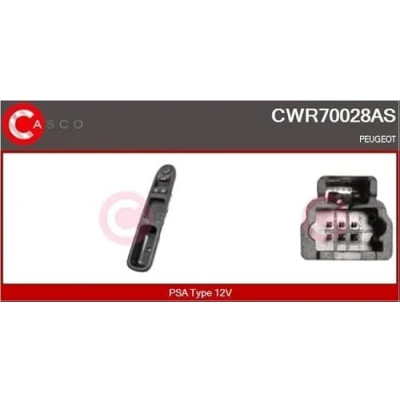 Bild av CASCO CWR70028AS Brytare, fönsterhiss Fram PEUGEOT: 307 CC, SW, Kombi