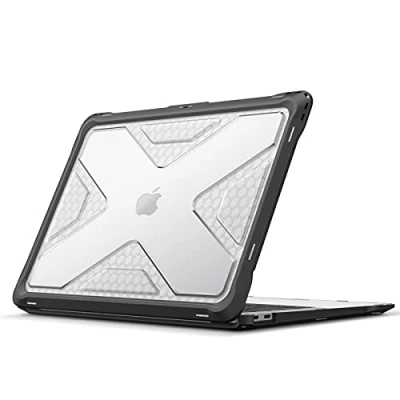 Bild av Fintie fodral kompatibelt med MacBook Air 13 tum (20202018 Release, modell: A2337 (M1)/A2179 / A1932) [Fullt hörnskydd] slitstarkt TPU stötfångare passar Retina Display Touch ID, klart