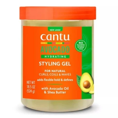 Bild av Cantu Avocado Hydrating Gel Flexible Hold med avokadoolja &amp; sheasmör 18,5 oz / 524 g