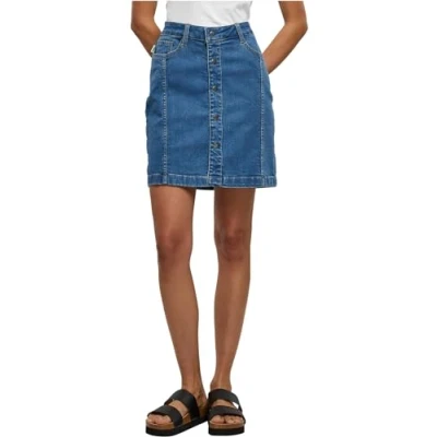 Bild av Urban Classics Stretch Button Minikjol, Storlek: XS, Clearblue washed