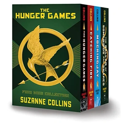 Bild av The Hunger Games Four Book Collection: Games, Catching Fire, Mockingjay, Ballad of Songbirds and Snakes