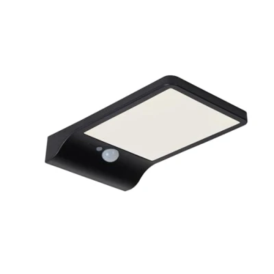 Bild av Lucide LED solcellsutomhusvägglampa Basic med sensor