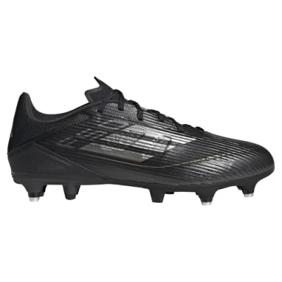 Bild av adidas Performance F50 League SOFT Ground Fotbolsskor skruvdobbar, Storlek: 40, Core black/iron metallic/gold metallic Textil/syntet