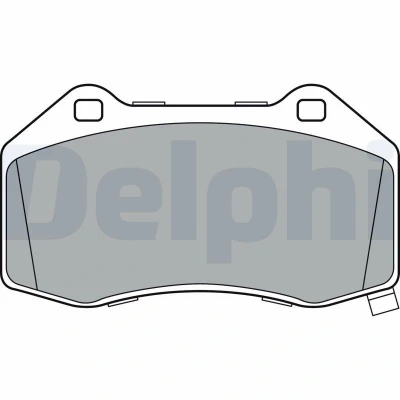 Bild av DELPHI LP3388 Jeu de plaquettes frein avec indicateur d&#039;usure tôle anti bruit sans accessoires MAZDA: MX 5 IV, FIAT: 124 Spider