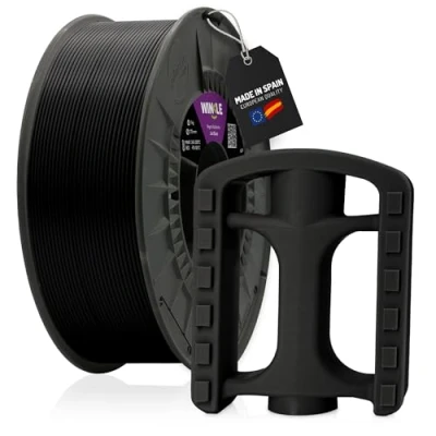 Bild av WINKLE ASA kolsvart filament 3D skrivarfilament 1,75 mm 1 kg svart kompatibel med de flesta skrivare dimensionell noggrannhet resistent spole